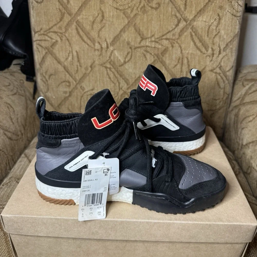 Size 9 -‎ Adidas Alexander Wang x AW BBall All Star 747 Warehouse (D98128) VNDS!